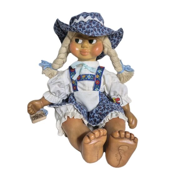 Vintage Naber "Pam" 1988 # 2094 Handmade Wooden Doll 18" - Picture 1 of 12